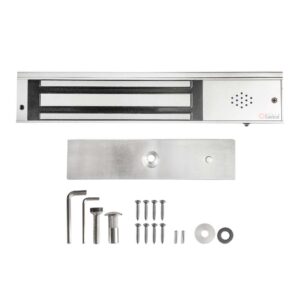Cerradura electromagnética 350 kg con Sensor, Led y Buzzer YM-350 para Control de Acceso
